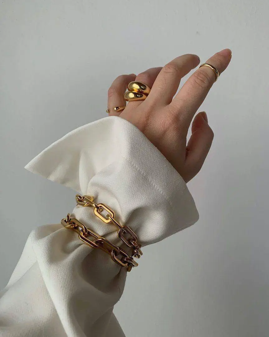 Zarif Altın Kaplama Kolye